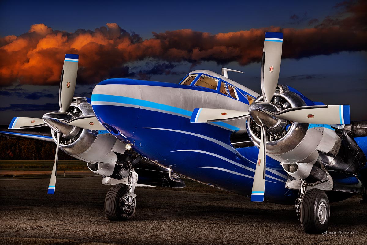 Howard 500 head-on at sunset